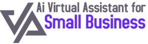 ai virtual assistant for small business logo